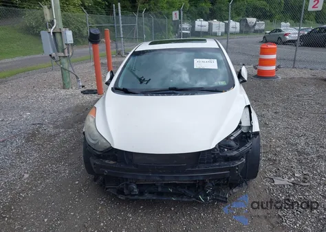 2012 Hyundai Elantra Limited из США, поврежденный, VIN 5NPDH4AE0CH121999